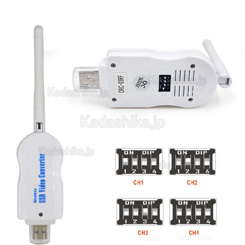 歯科用ワイヤレス口腔内カメラORC-04 + USB受信機